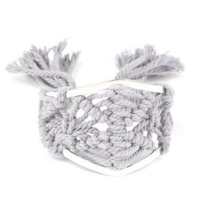 NWOT Paparazzi Macrame Mode - Silver